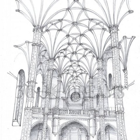 Esquisso do Mosteiro dos Jerónimos